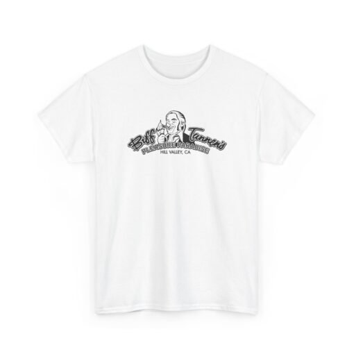 "Biff Tanner’s Pleasure Paradise – Hill Valley, CA" Unisex T-Shirt – Retro 80s Throwback - Image 19