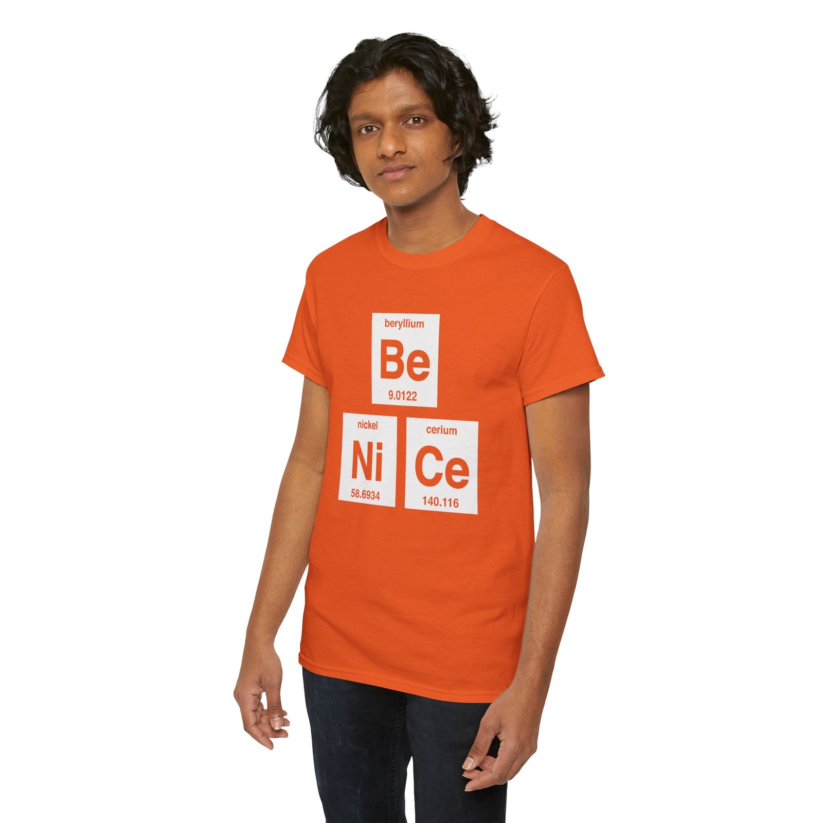 "Be Nice" Unisex T-Shirt – Periodically Clever - Image 11