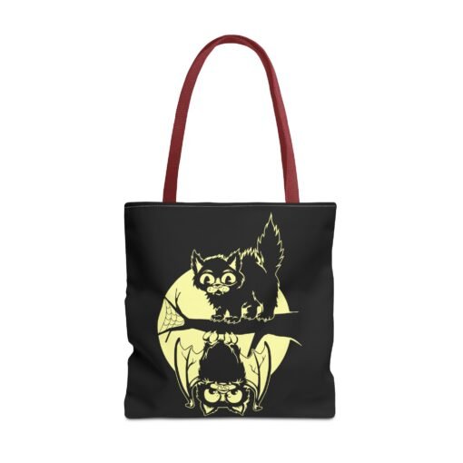 Spooky & Sweet Halloween Scene Tote Bag – Moonlit Mischief - Image 21