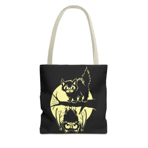 Spooky & Sweet Halloween Scene Tote Bag – Moonlit Mischief - Image 37
