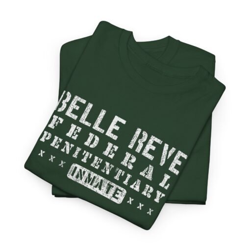 "Belle Reve Federal Penitentiary Inmate" Unisex T-Shirt – Villainous Vibes - Image 3