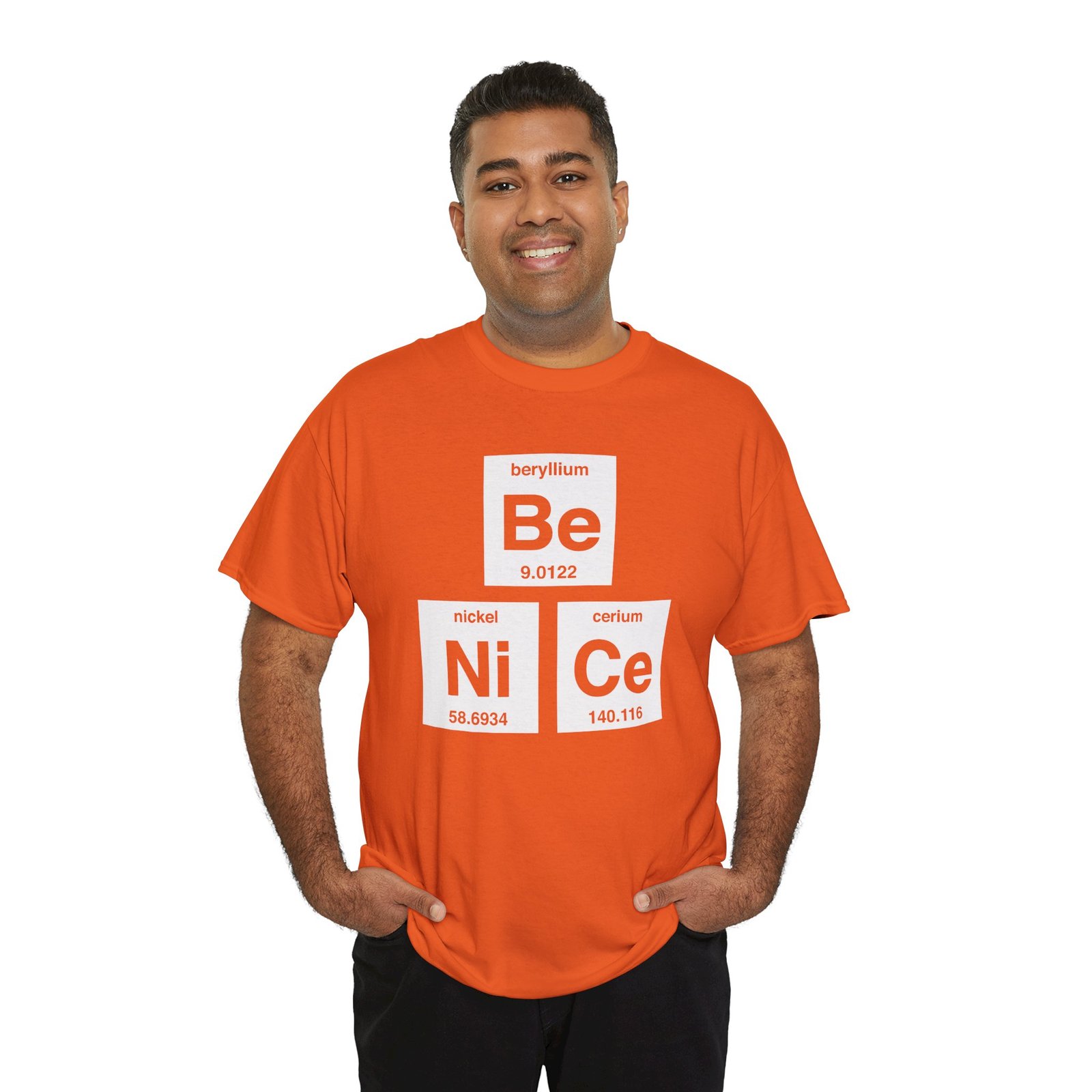 "Be Nice" Unisex T-Shirt – Periodically Clever - Image 10