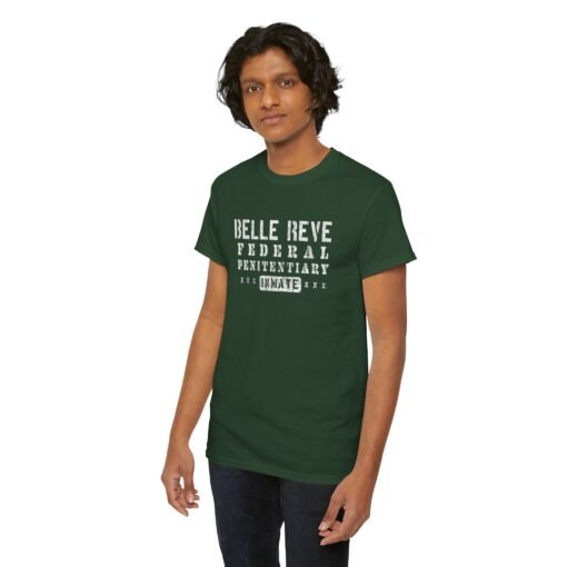"Belle Reve Federal Penitentiary Inmate" Unisex T-Shirt – Villainous Vibes - Image 11