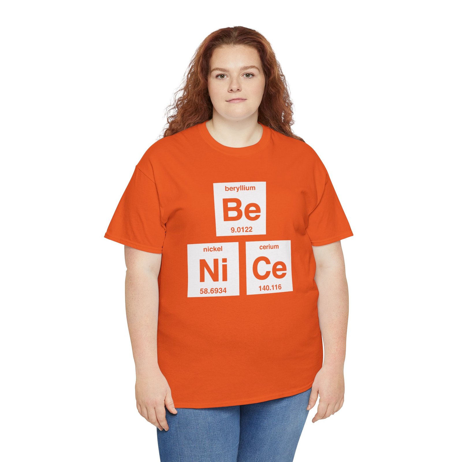 "Be Nice" Unisex T-Shirt – Periodically Clever - Image 9