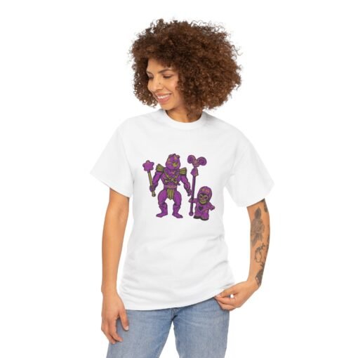 "Carebear x Skeletor Mashup" Unisex T-Shirt – Cute Meets Creepy - Image 5