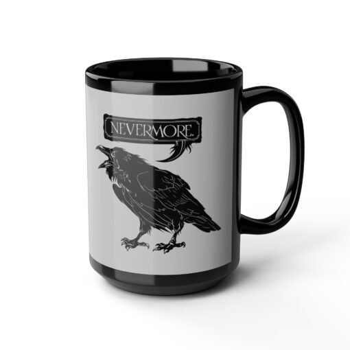 ☕ Nevermore Black Mug – Sip with a Touch of the Macabre - Image 13