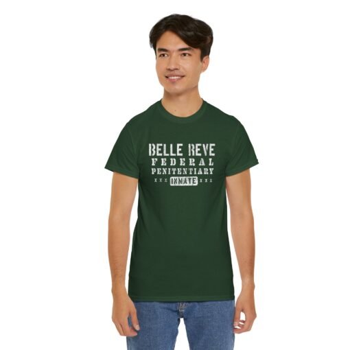 "Belle Reve Federal Penitentiary Inmate" Unisex T-Shirt – Villainous Vibes - Image 12