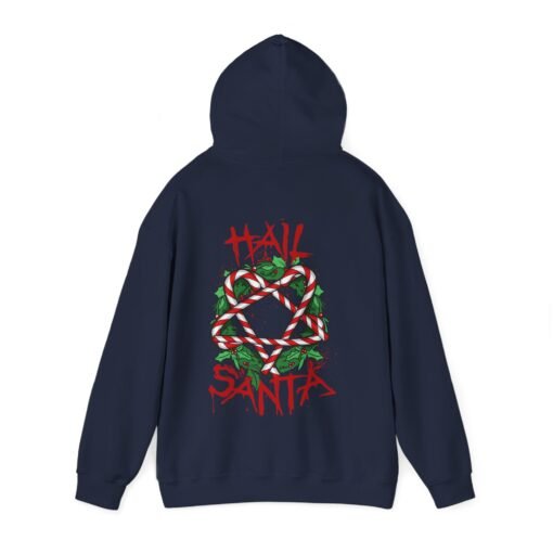 Hail Santa Unisex Hoodie – Sweet, Sinister, and Seriously Festive - Image 21