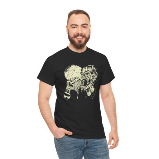 "Brain Burger" Unisex T-Shirt – Midnight Zombie Feast - Image 7