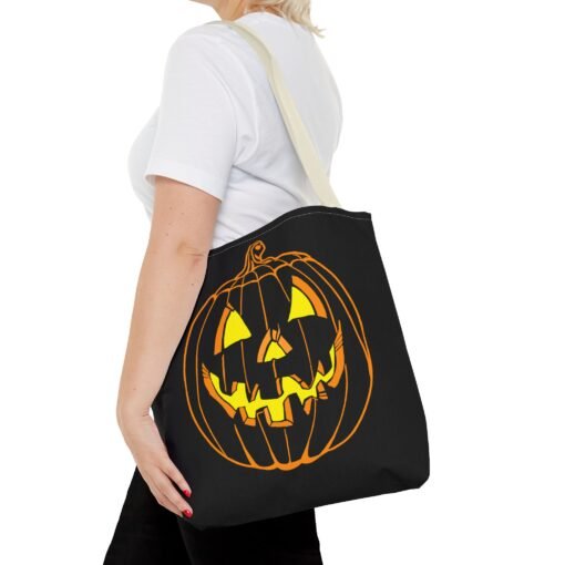 Jack O’ Lantern Tote Bag – Spooky & Practical - Image 44