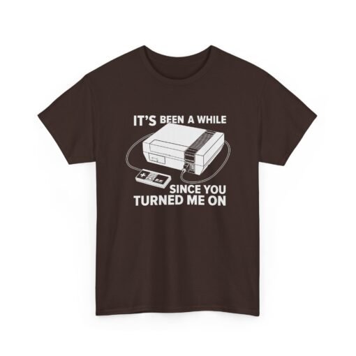 "It’s Been a While Since You Turned Me On" Unisex T-Shirt – Retro Gamer Humor - Image 19