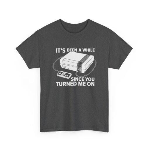 "It’s Been a While Since You Turned Me On" Unisex T-Shirt – Retro Gamer Humor - Image 22