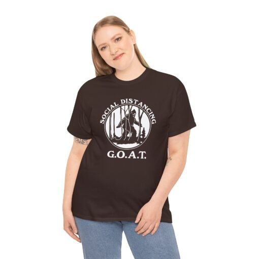 "Social Distancing G.O.A.T." Unisex T-Shirt – Bigfoot Approved - Image 6