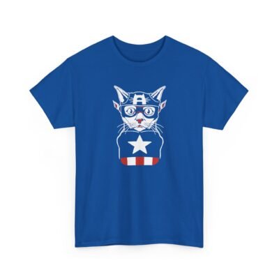 Captain Catmerica - Unisex T-Shirt – Furry Hero Vibes