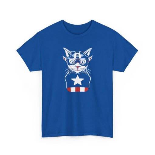 "Captain Catmerica" Unisex T-Shirt – Furry Hero Vibes