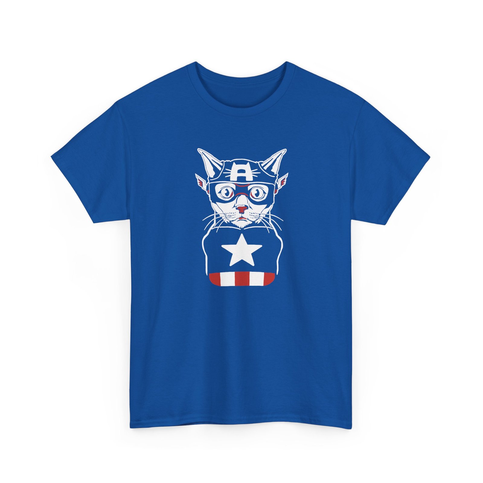 "Captain Catmerica" Unisex T-Shirt – Furry Hero Vibes
