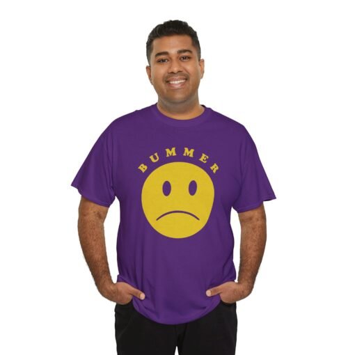 "Bummer" Unisex T-Shirt – Classic Mood, Simple Style - Image 9