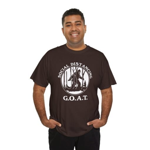 "Social Distancing G.O.A.T." Unisex T-Shirt – Bigfoot Approved - Image 10