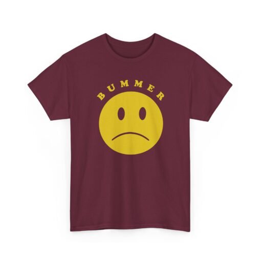 "Bummer" Unisex T-Shirt – Classic Mood, Simple Style - Image 20