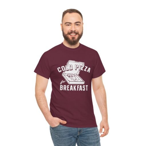 "Cold Pizza for Breakfast" Unisex T-Shirt – Breakfast of Champions - Image 7