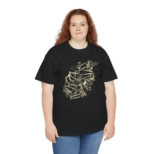 "Guitar Bats" Unisex T-Shirt – Stranger Vibes, Rock Legend Energy - Image 9