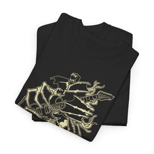 "Guitar Bats" Unisex T-Shirt – Stranger Vibes, Rock Legend Energy - Image 3