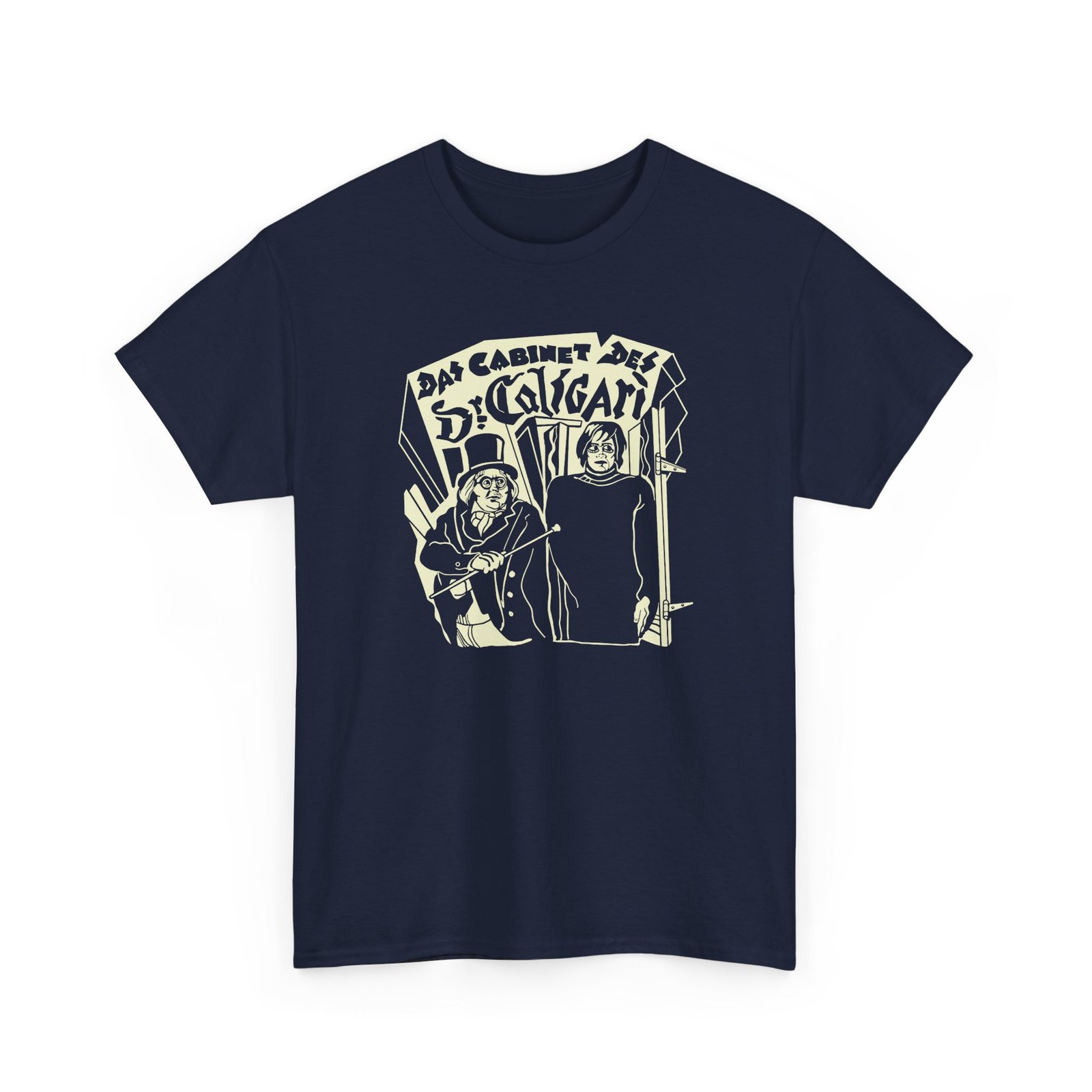 "Das Cabinet des Dr. Caligari" Unisex T-Shirt – Silent Film Horror Classic - Image 24