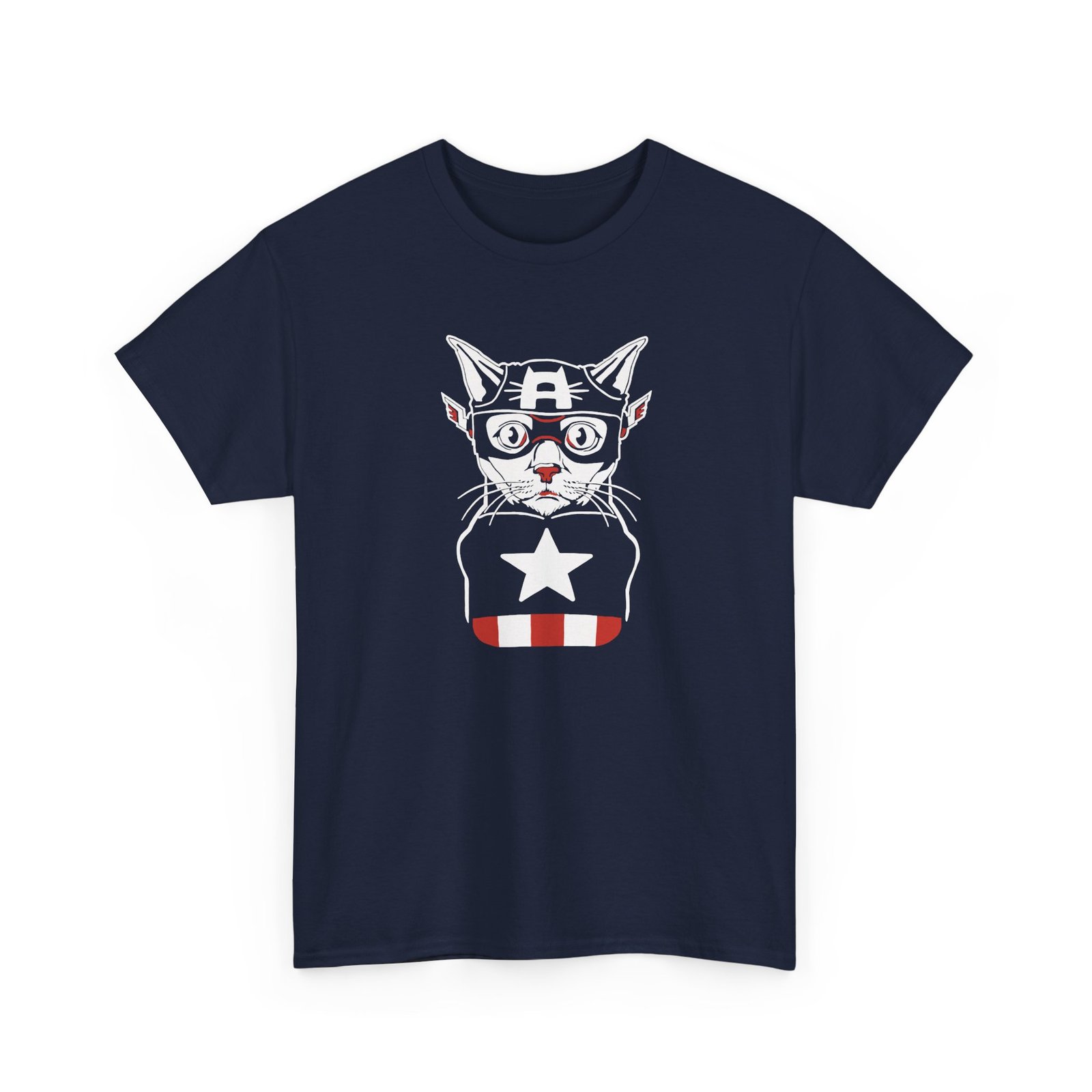 "Captain Catmerica" Unisex T-Shirt – Furry Hero Vibes - Image 21