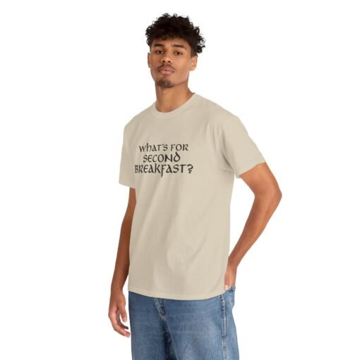 "What’s for Second Breakfast?" Unisex T-Shirt – Hobbit Appetite Approved - Image 7