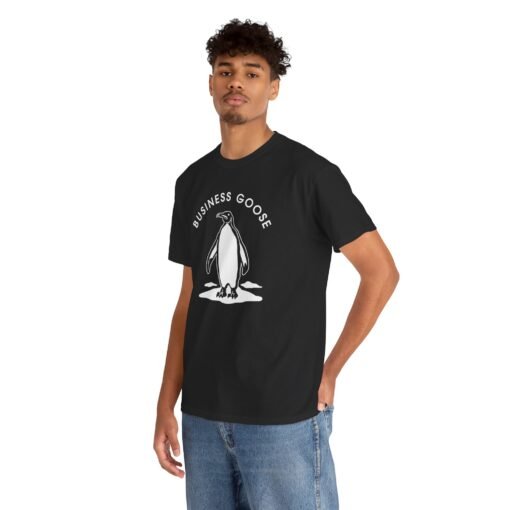 "Business Goose" Unisex T-Shirt – Professional Chaos in Style - Image 8