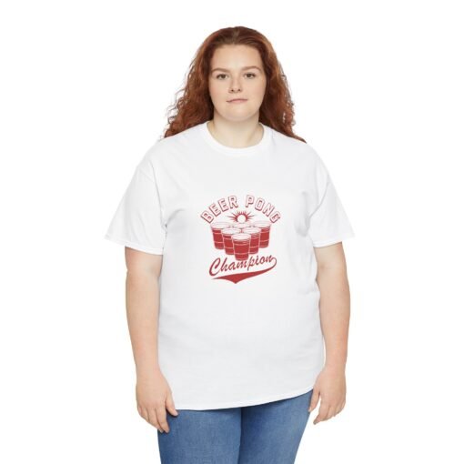 "Beer Pong Champion" Unisex T-Shirt – Raise Your Cup to Victory - Image 15