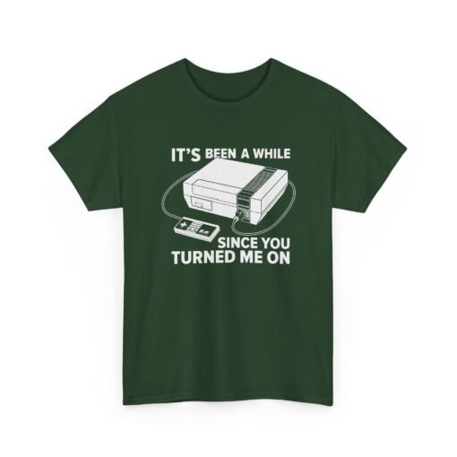 "It’s Been a While Since You Turned Me On" Unisex T-Shirt – Retro Gamer Humor - Image 21