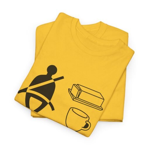 "Buckle Up Buttercup" Unisex T-Shirt – Stick Figure Humor - Image 3