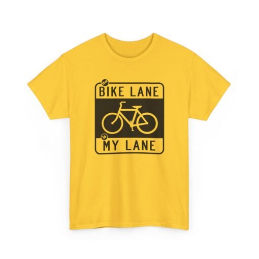 "The Bike Lane Is My Lane" Unisex T-Shirt – Ride With Pride - Image 13