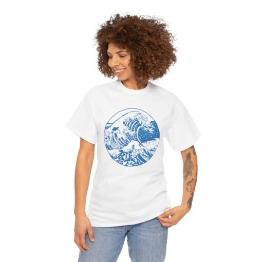 "The Great Wave" Unisex T-Shirt – Timeless Art, Modern Style - Image 5