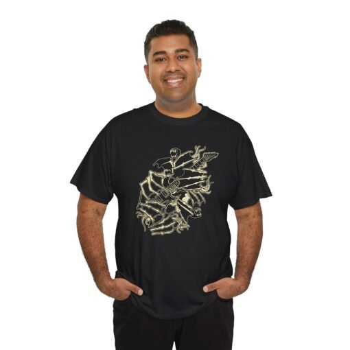 "Guitar Bats" Unisex T-Shirt – Stranger Vibes, Rock Legend Energy - Image 10