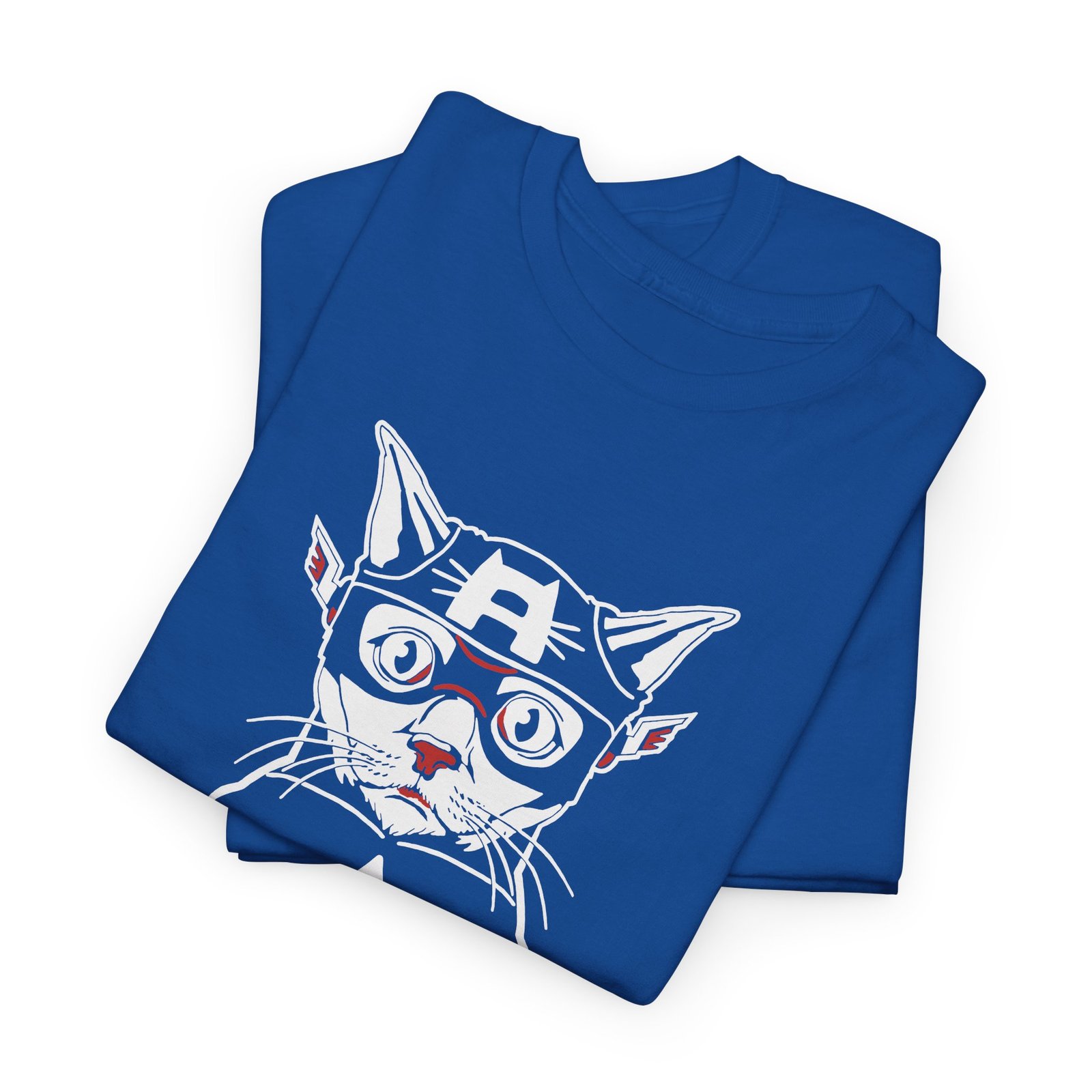 "Captain Catmerica" Unisex T-Shirt – Furry Hero Vibes - Image 3