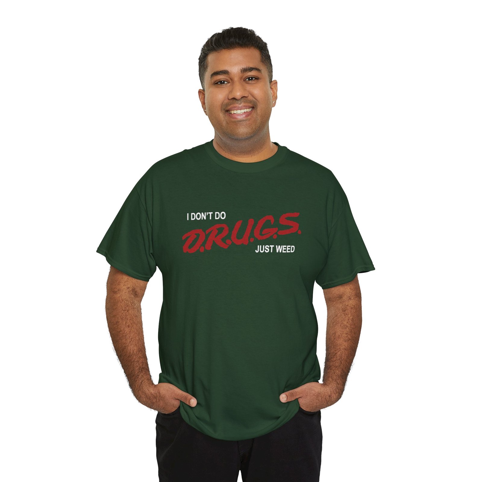 "I Don’t Do Drugs, Just Weed" Unisex T-Shirt – Chill and Honest - Image 10
