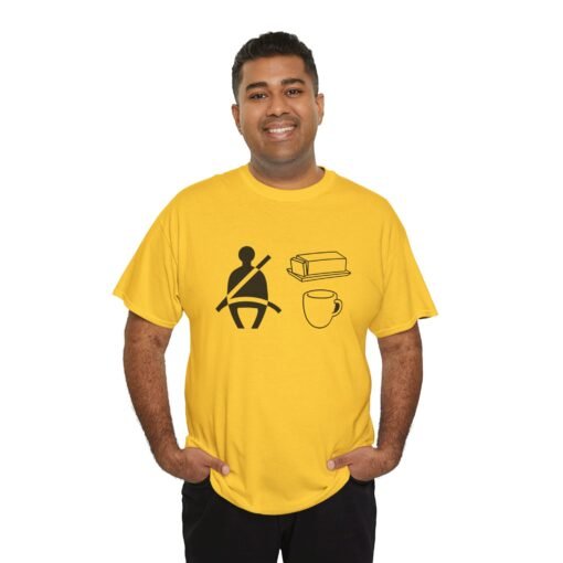 "Buckle Up Buttercup" Unisex T-Shirt – Stick Figure Humor - Image 10