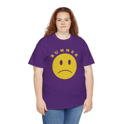 "Bummer" Unisex T-Shirt – Classic Mood, Simple Style - Image 8