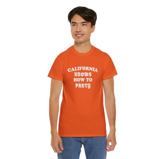 "California Knows How to Party" Unisex T-Shirt – West Coast Vibes - Image 12
