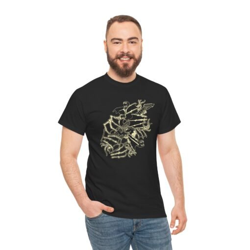 "Guitar Bats" Unisex T-Shirt – Stranger Vibes, Rock Legend Energy - Image 7