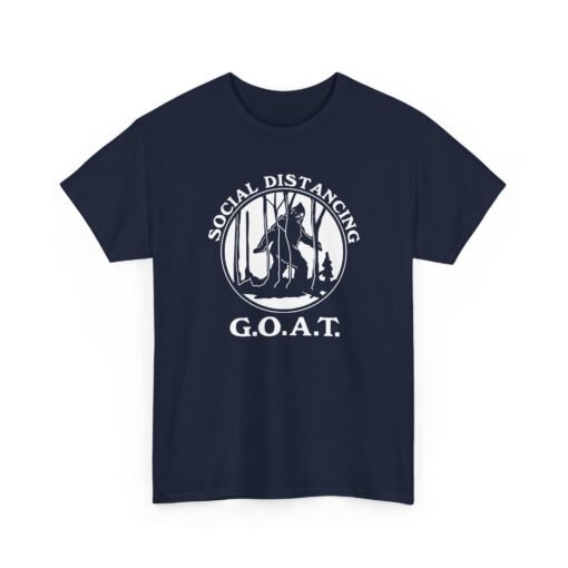 "Social Distancing G.O.A.T." Unisex T-Shirt – Bigfoot Approved - Image 25