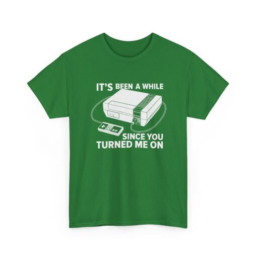 "It’s Been a While Since You Turned Me On" Unisex T-Shirt – Retro Gamer Humor - Image 20