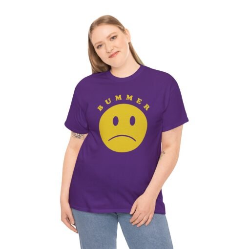 "Bummer" Unisex T-Shirt – Classic Mood, Simple Style - Image 5