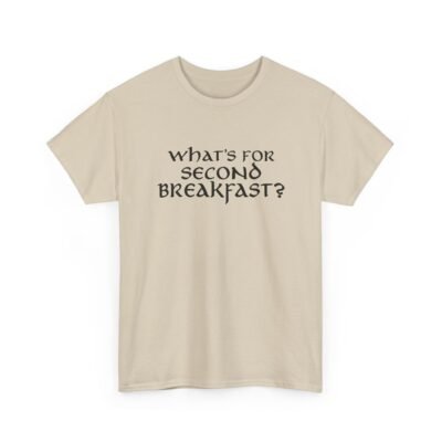 "What’s for Second Breakfast?" Unisex T-Shirt – Hobbit Appetite Approved