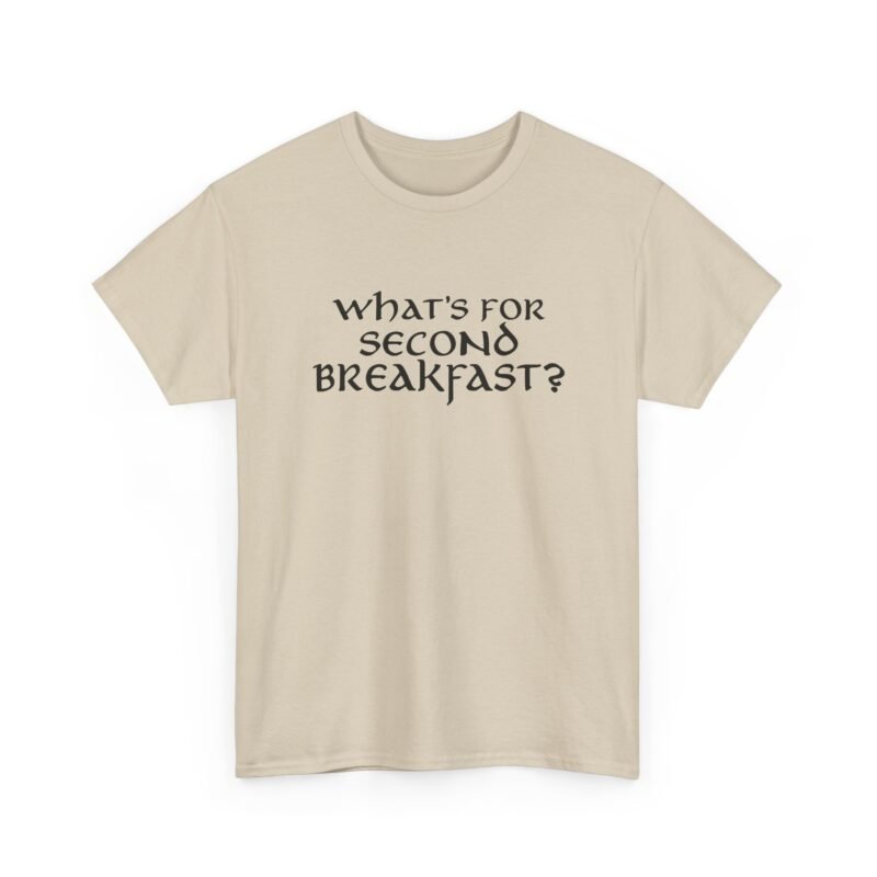 "What’s for Second Breakfast?" Unisex T-Shirt – Hobbit Appetite Approved