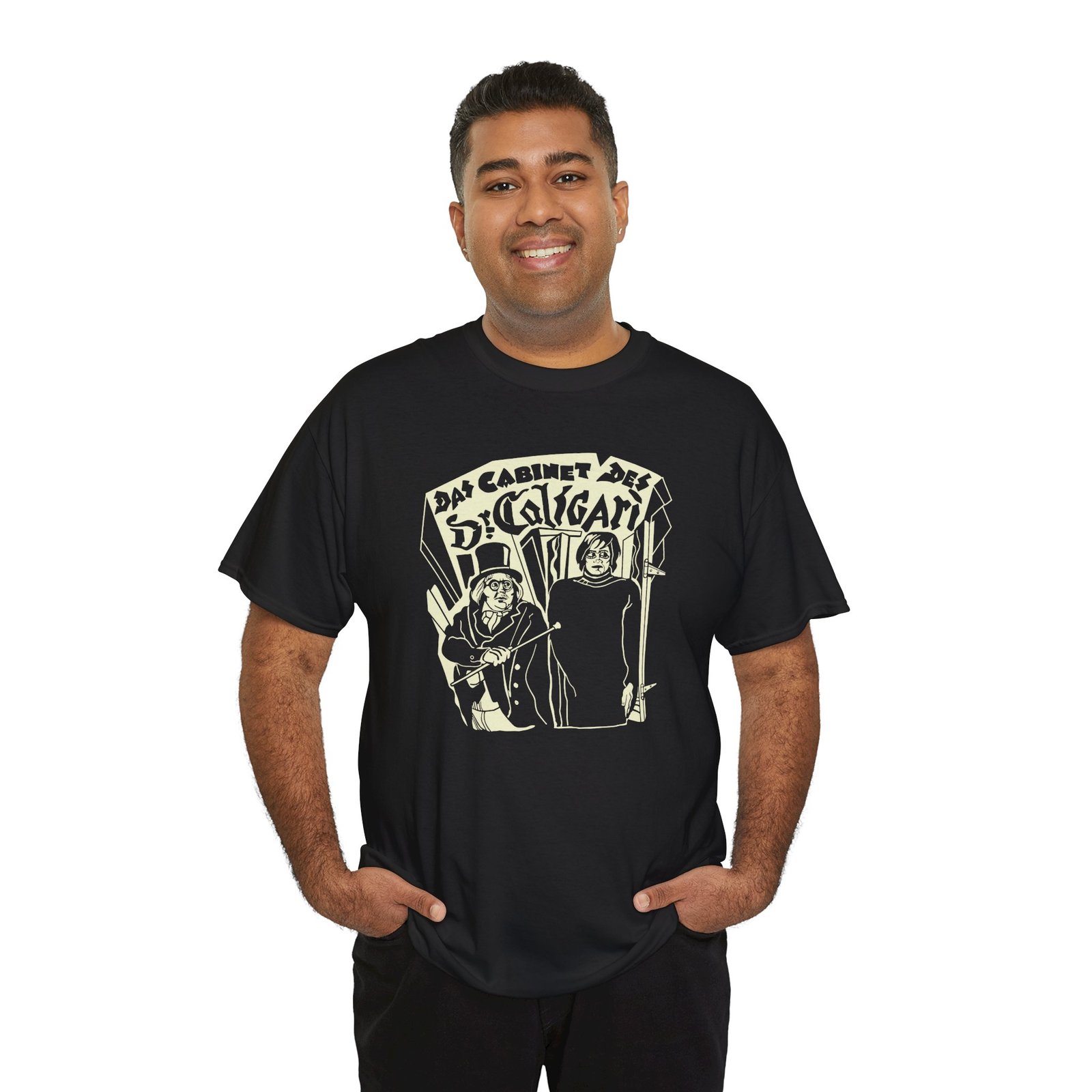 "Das Cabinet des Dr. Caligari" Unisex T-Shirt – Silent Film Horror Classic - Image 10