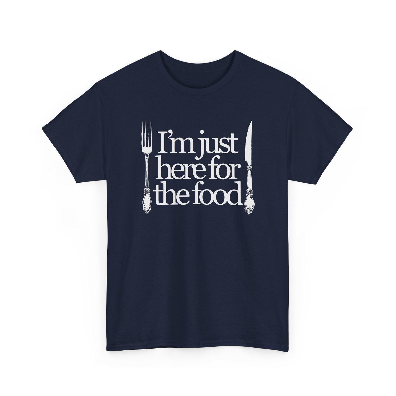 "I’m Just Here for the Food" Unisex T-Shirt – Priorities, Served Fresh - Image 26