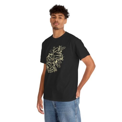 "Guitar Bats" Unisex T-Shirt – Stranger Vibes, Rock Legend Energy - Image 8